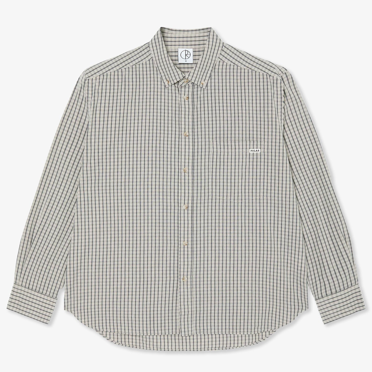  - Ben LS Shirt (Ivory Check)