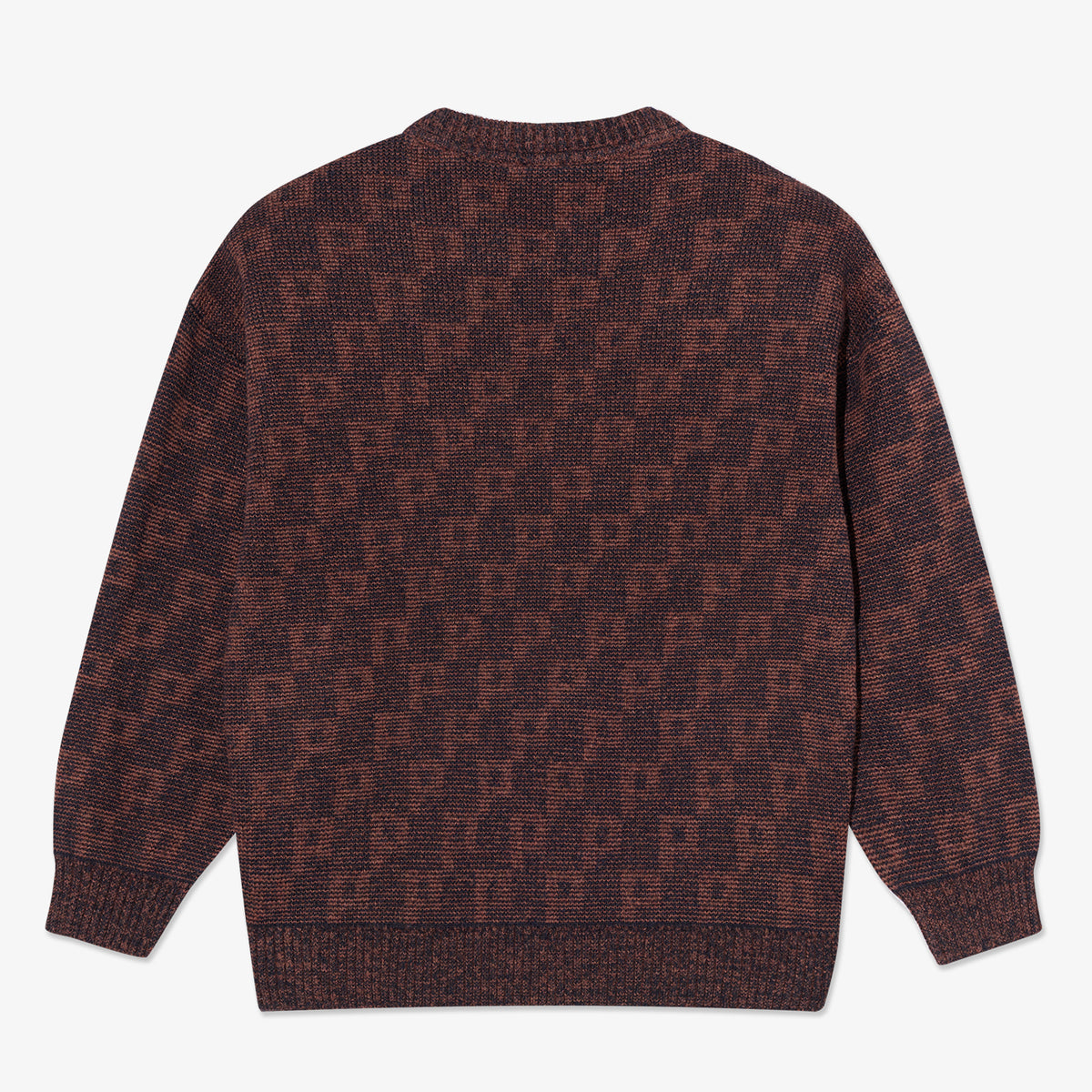 George Sweater P Pattern (Navy Orange)