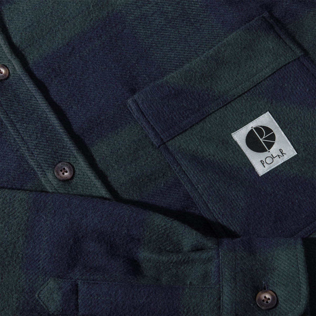 Flannel Shirt (Navy/Teal)
