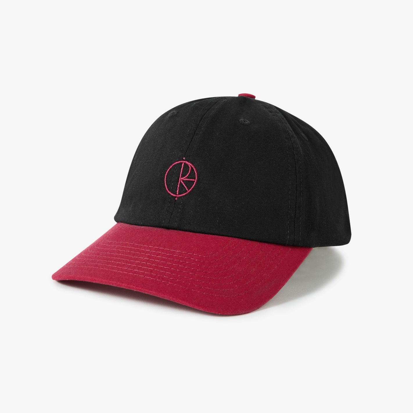  - Sai Stroke Logo Cap (Black/Redcurrant)