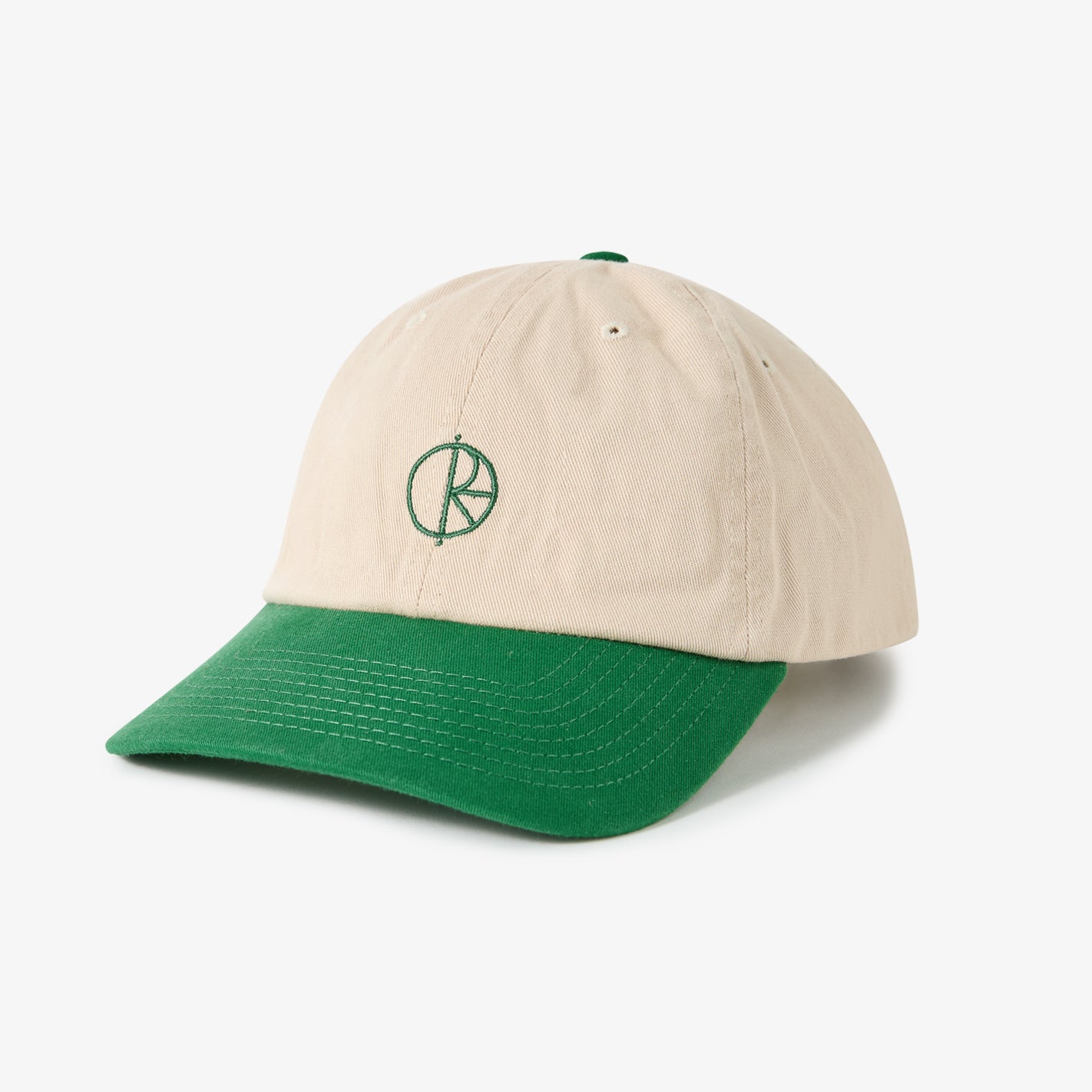  - Sai Stroke Logo Cap (Ecru/Green)