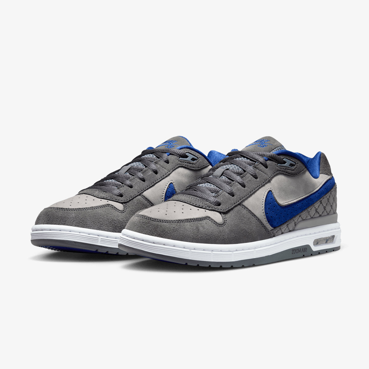Nike SB Paul Rodriguez Zoom Air Low (Flint Grey/Royal Blue)