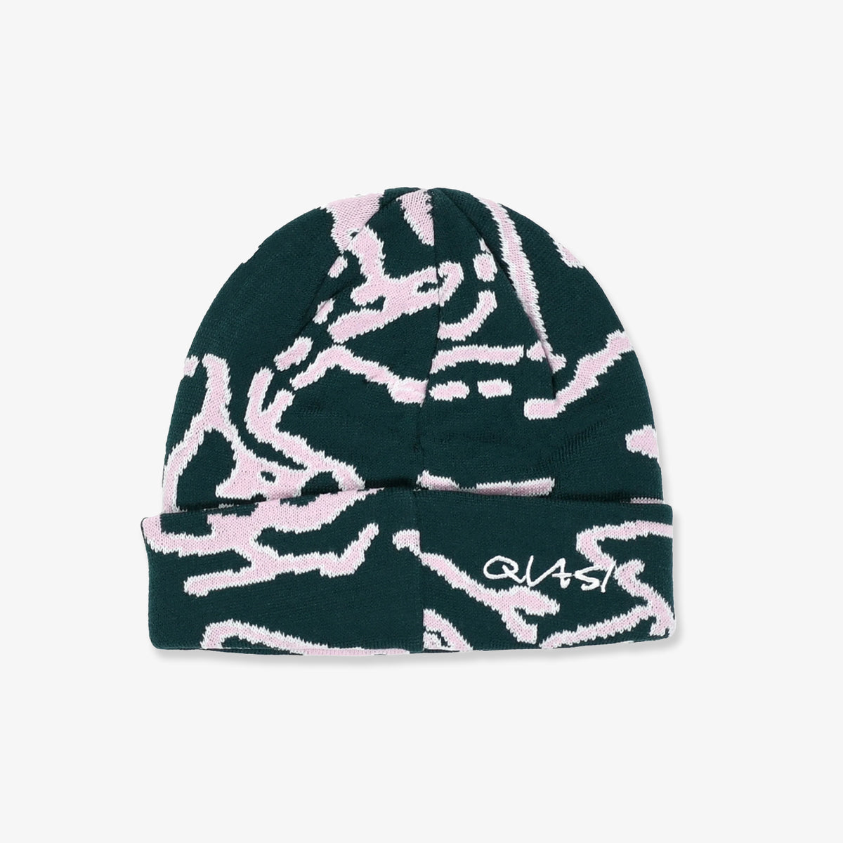 Parasite Beanie (Pink/Forest)