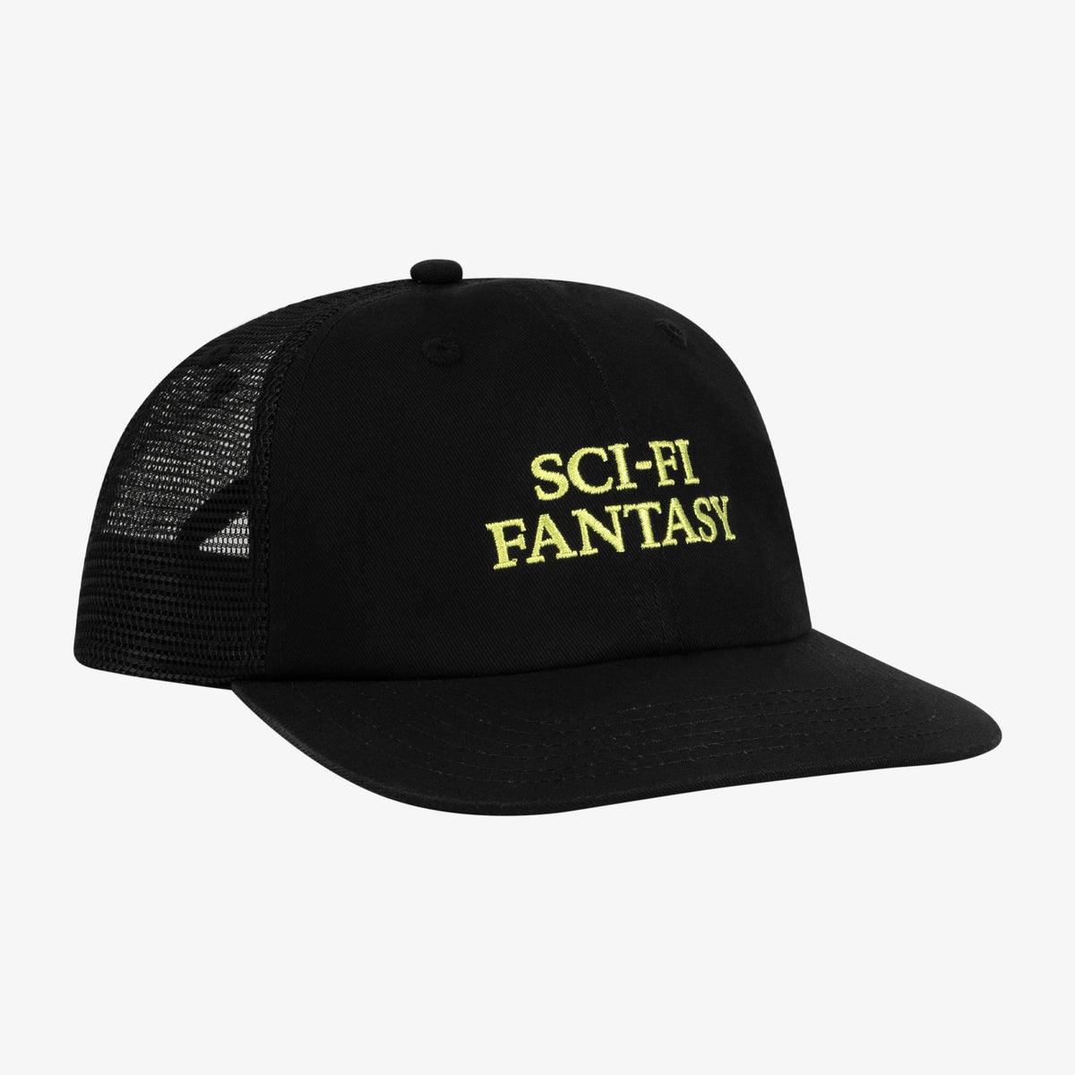 Sci-Fi Fantasy Logo Mesh Hat (Black)