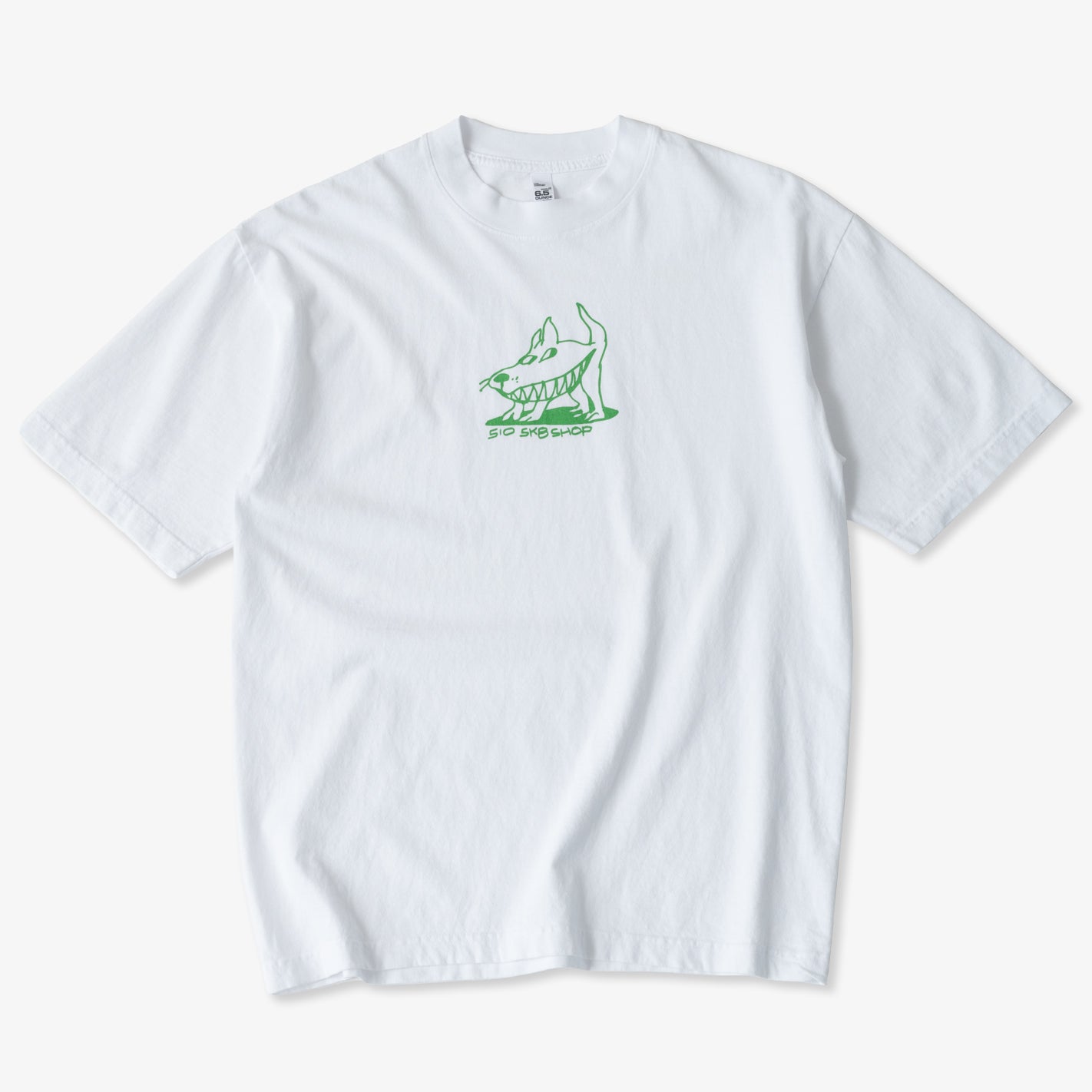  - Sharkdog Tee (White/Green)