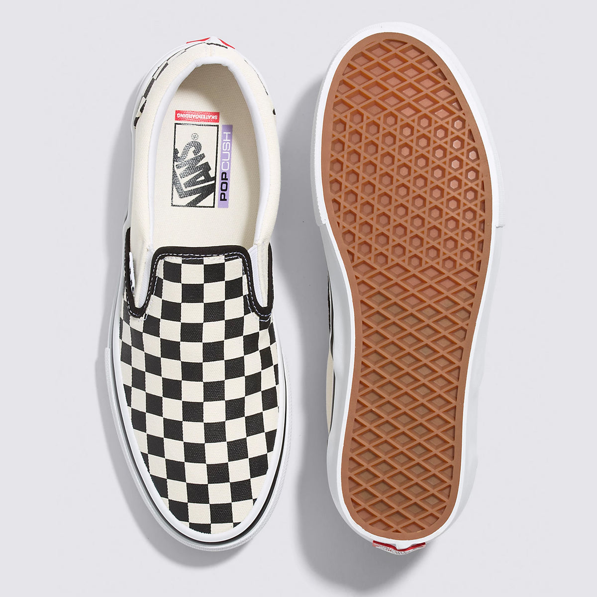 Skate Slip On (Checker Board/Black/White)