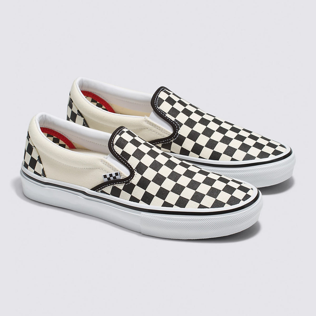 Skate Slip On (Checker Board/Black/White)