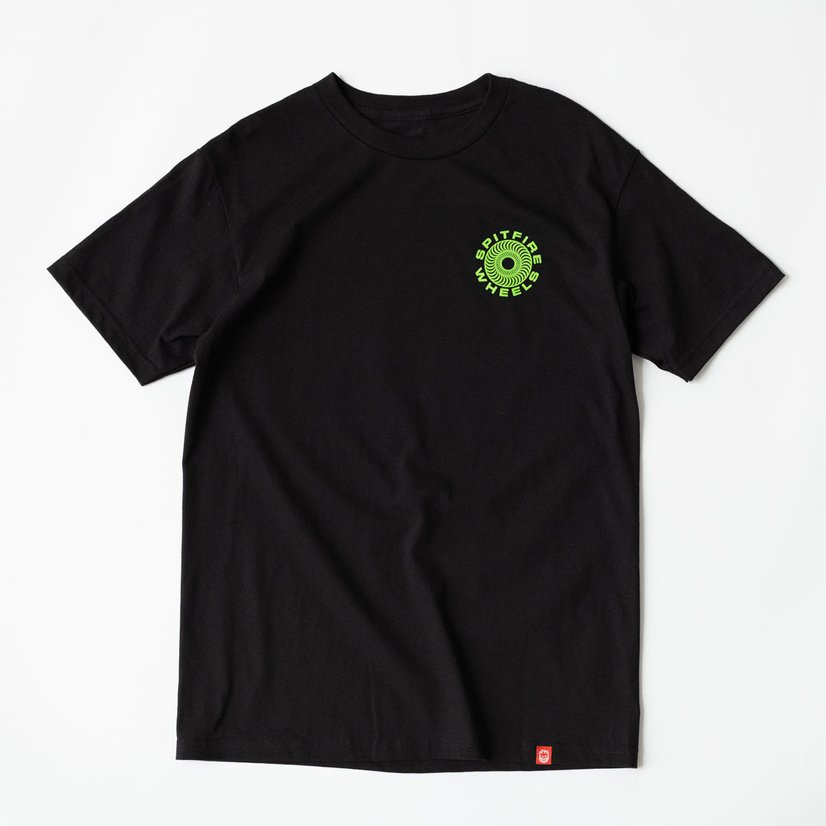  - Spitfire Classic 87 Swirl Tee (Black/Green)