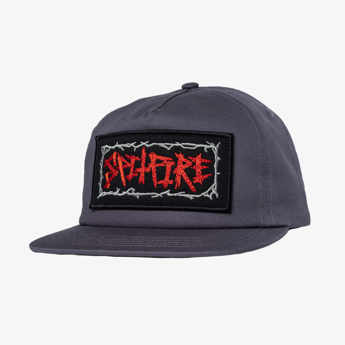 Spitfire Gasmask Patch Snapback (Charcoal)