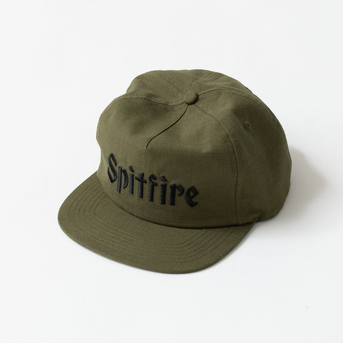  - Spitfire Molotov Script Snapback Hat (Olive)
