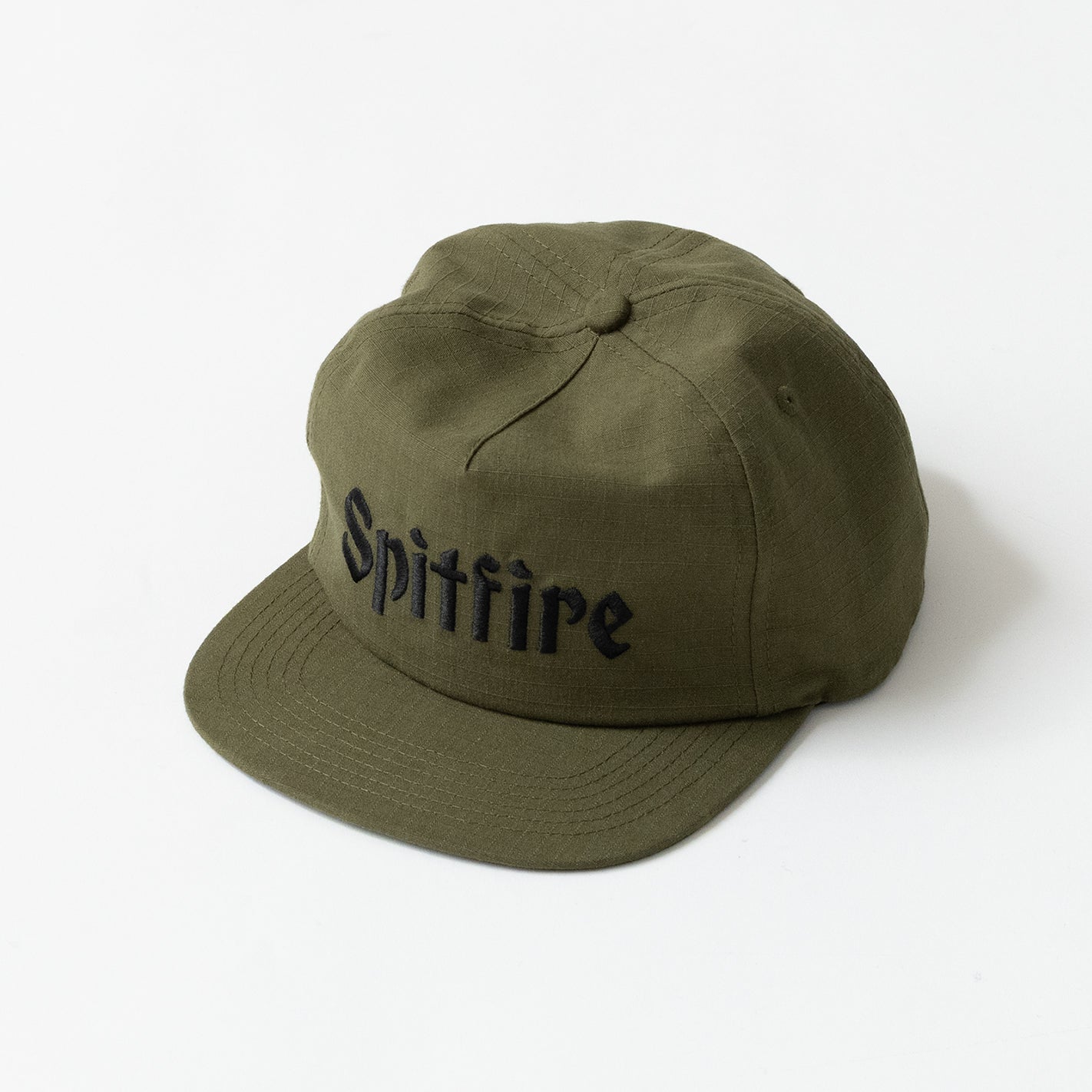  - Spitfire Molotov Script Snapback Hat (Olive)