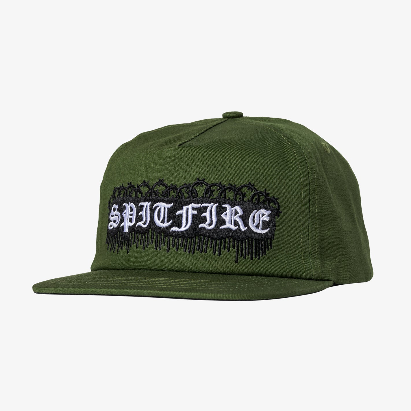 Spitfire Old E Barbed Mil Snapback (Olive)