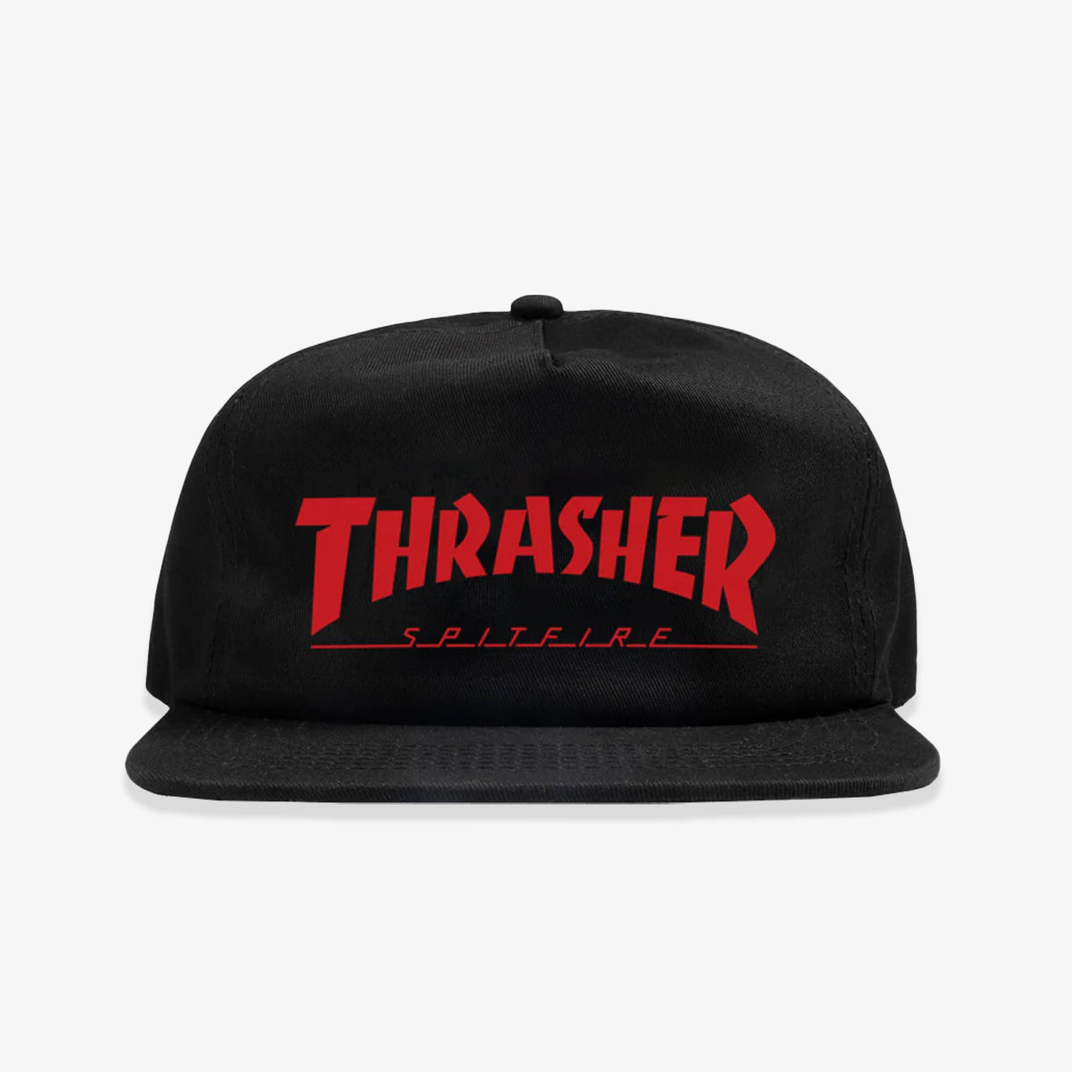 Thrasher X Spitfire Snapback (Black/Red)