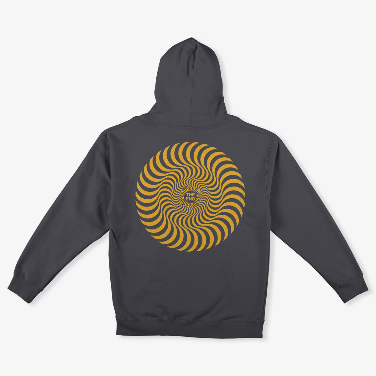 Classic Swirl Zip Up (Charcoal/Yellow)
