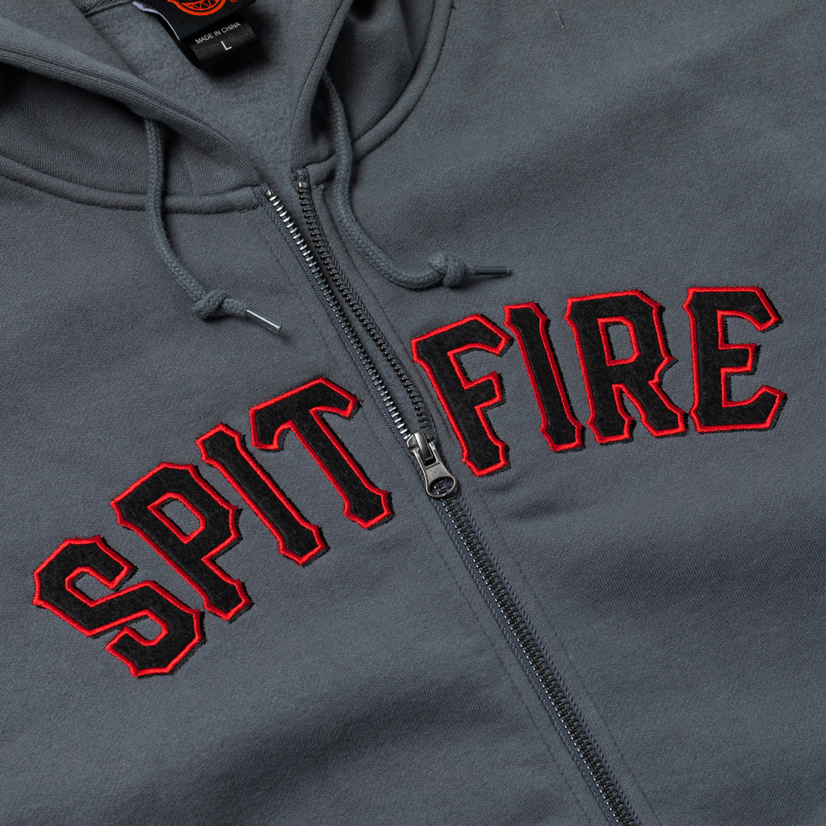Spitball Zip up Hoodie (Charcoal)