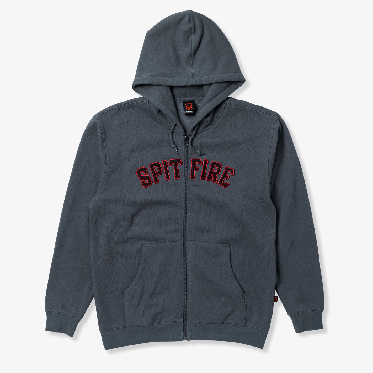 - Spitball Zip up Hoodie (Charcoal)