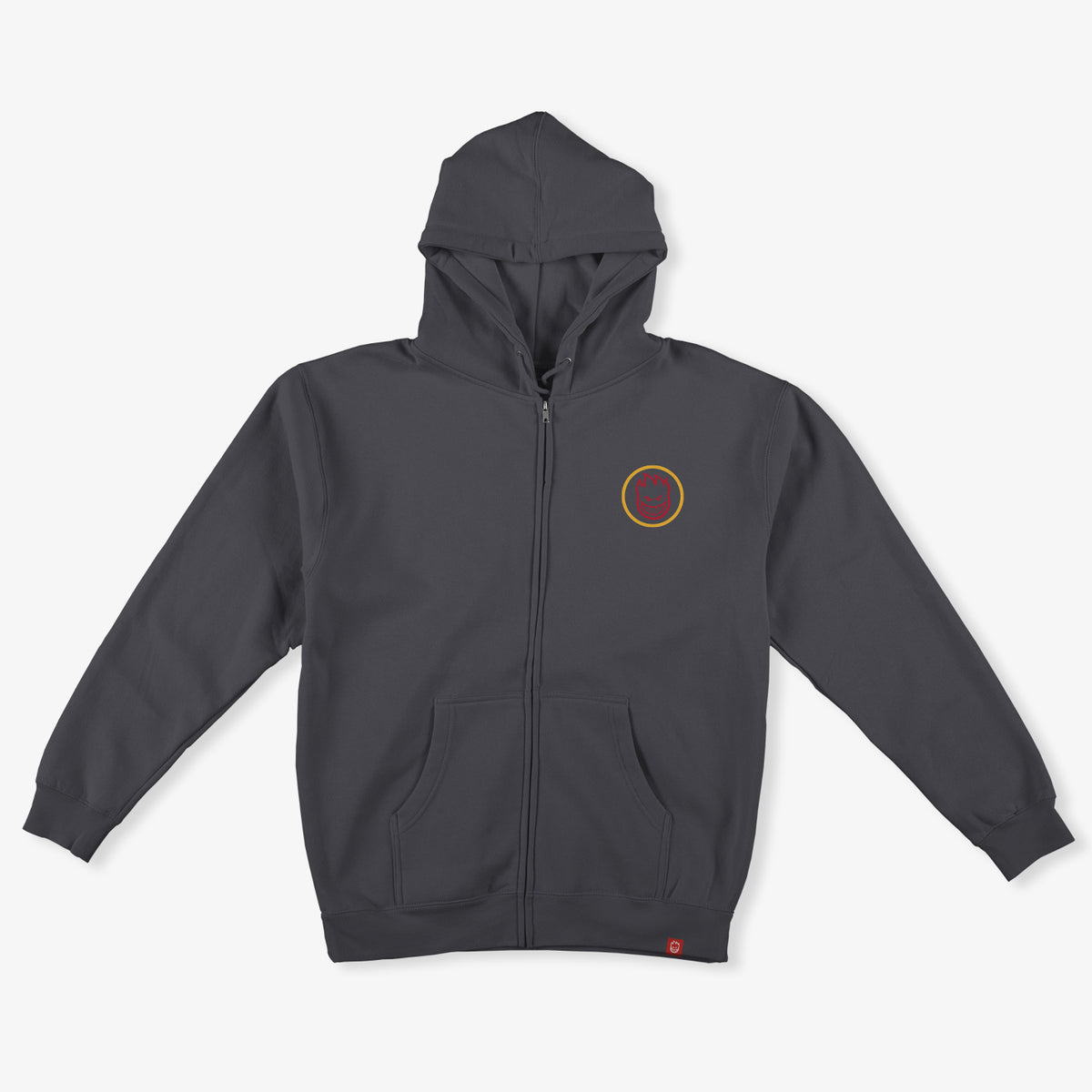Classic Swirl Zip Up (Charcoal/Yellow)