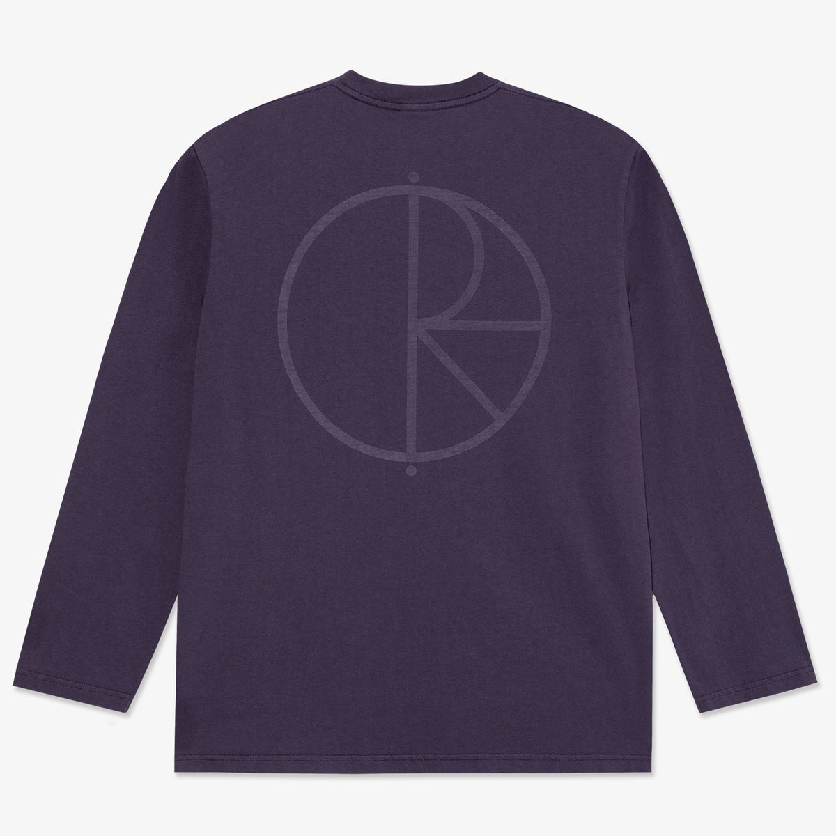 Steve LS Stroke Logo Tee (Dark Violet)