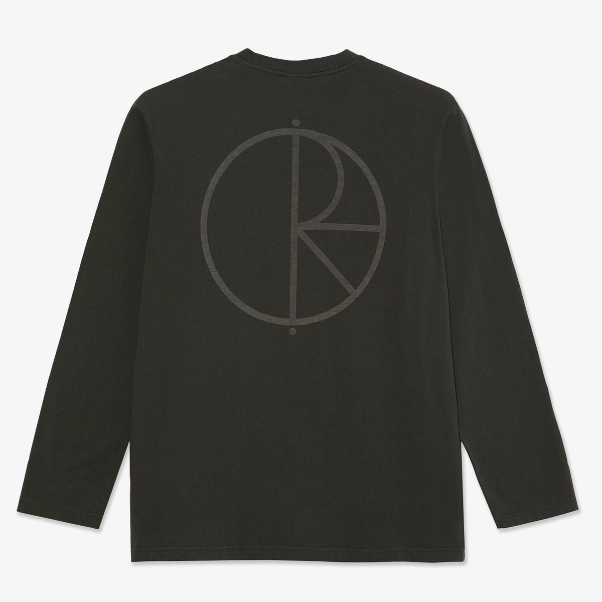 Steve LS Stroke Logo Tee (Dirty Black)