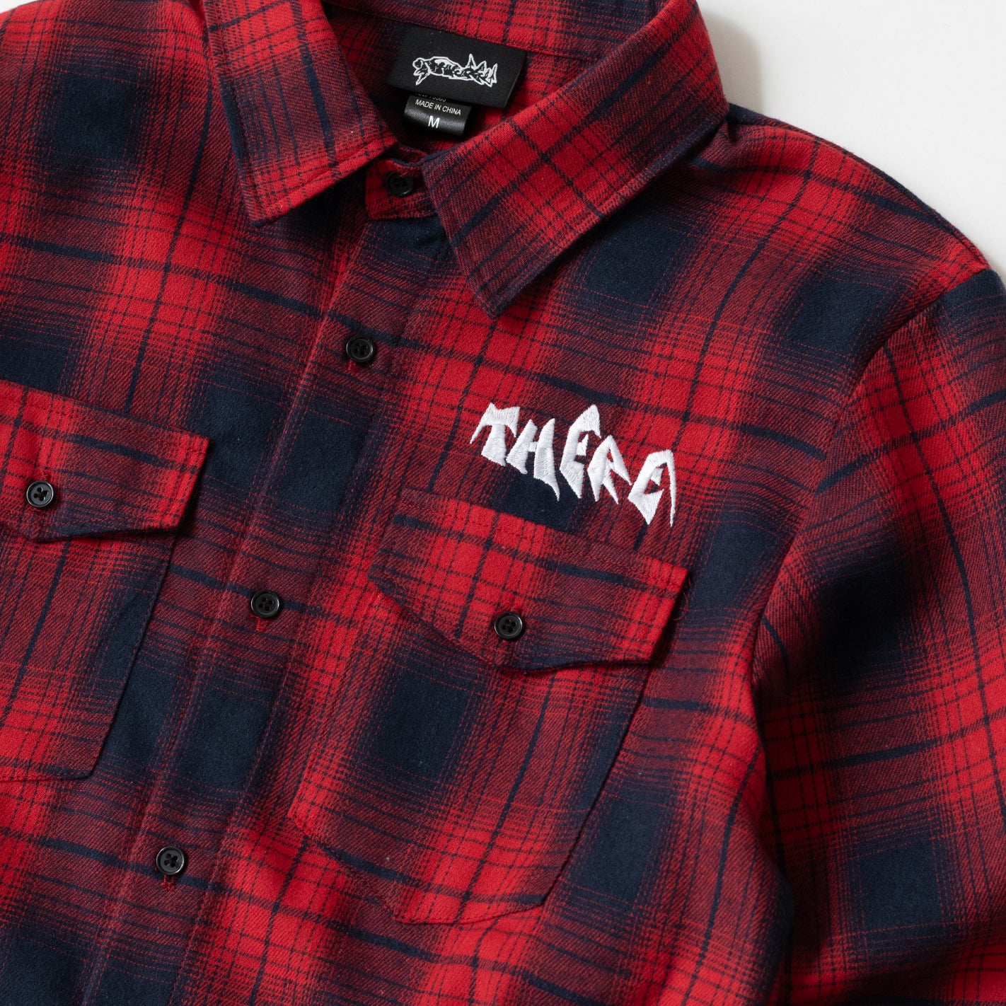  - There Sally Flannel Shirt (Red)