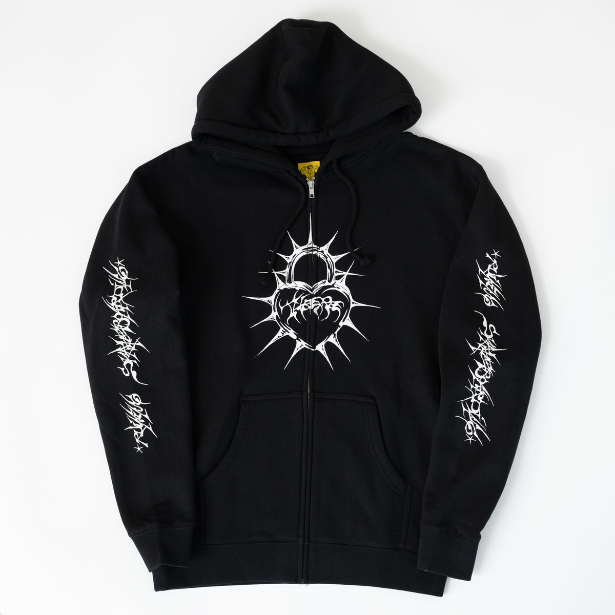 Heart Zip Up (Black)