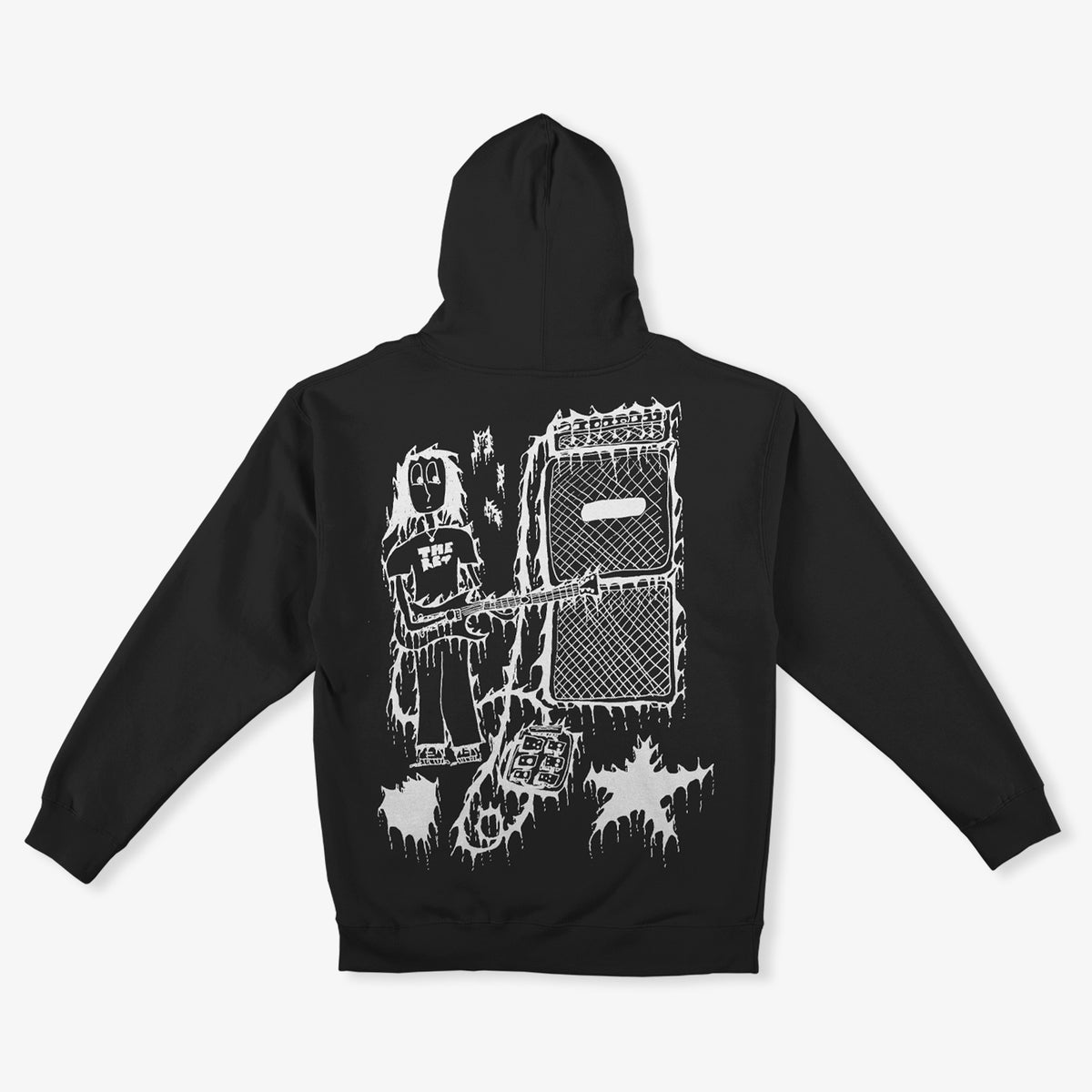 Loud Zip Up Hoodie (Black/White)