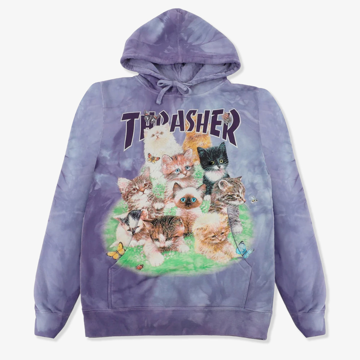 Thrasher Kittens Hoodie (Purple)