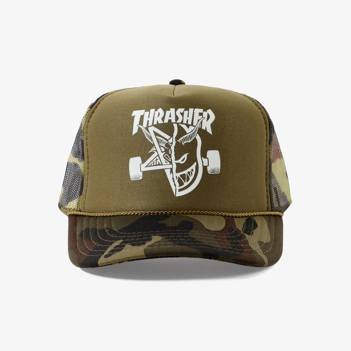 Thrasher X Spitfire Thrash and Burn Trucker (Camo)