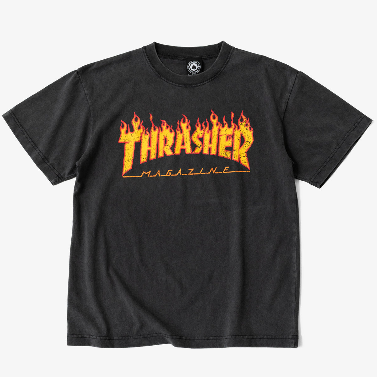 Vintage Flame Logo Tee (Black)