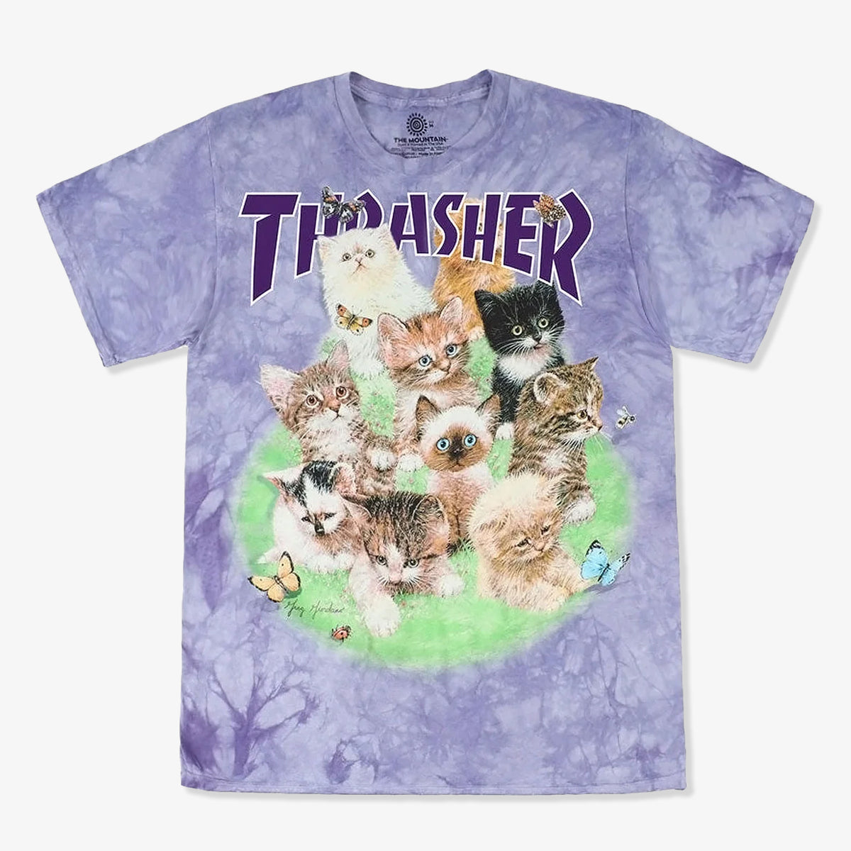 Thrasher Kittens Tee (Purple)