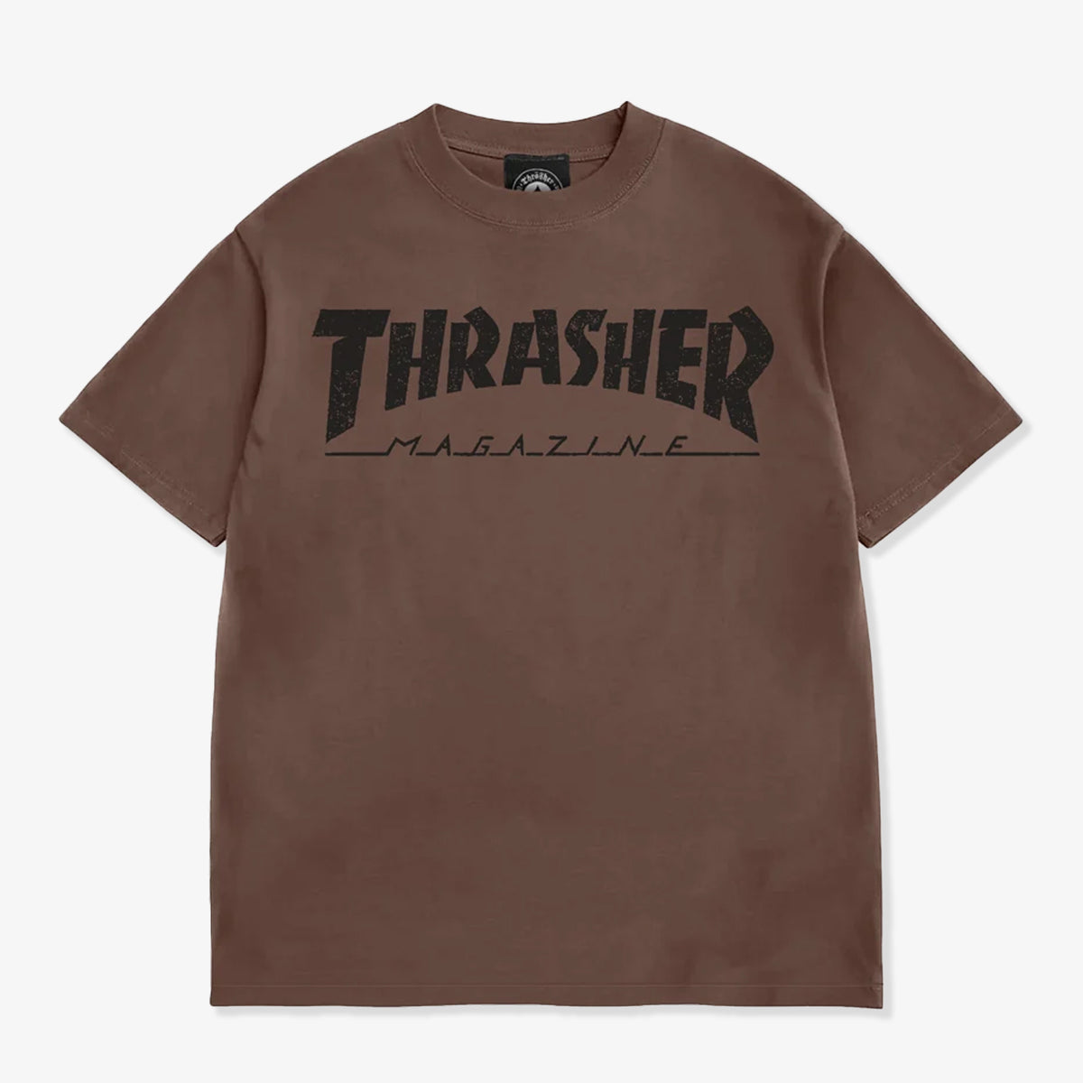Thrasher Vintage Mag Logo Tee (Chocolate)