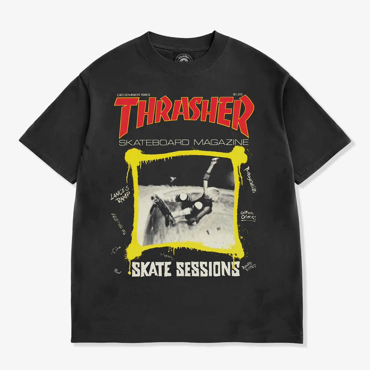 Thrasher December 1983 Vintage Tee (Black)