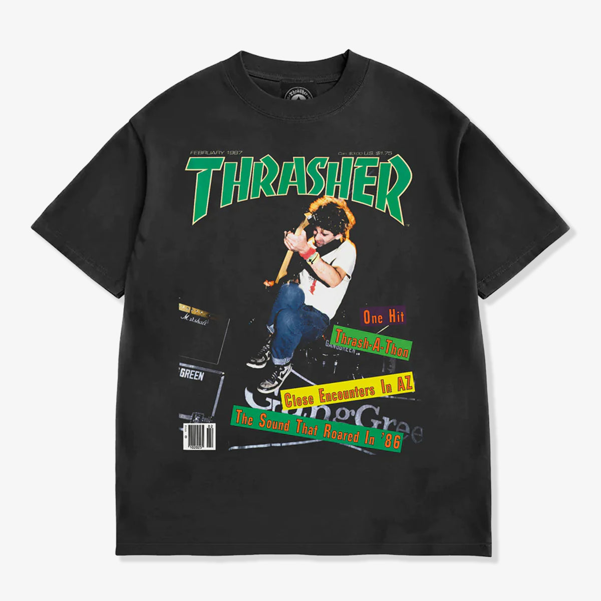 Thrasher February 1987 Vintage Tee (Black)
