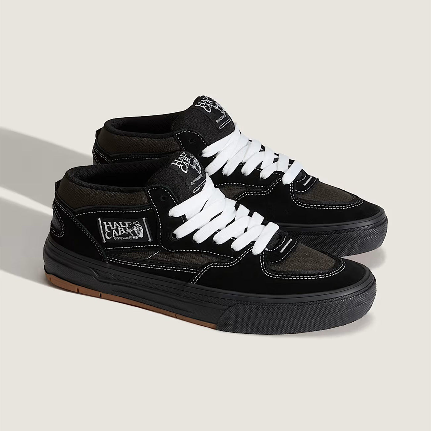 Vans Skate Half Cab Wafflecup (Black/Asphalt) - 510 Skateboarding