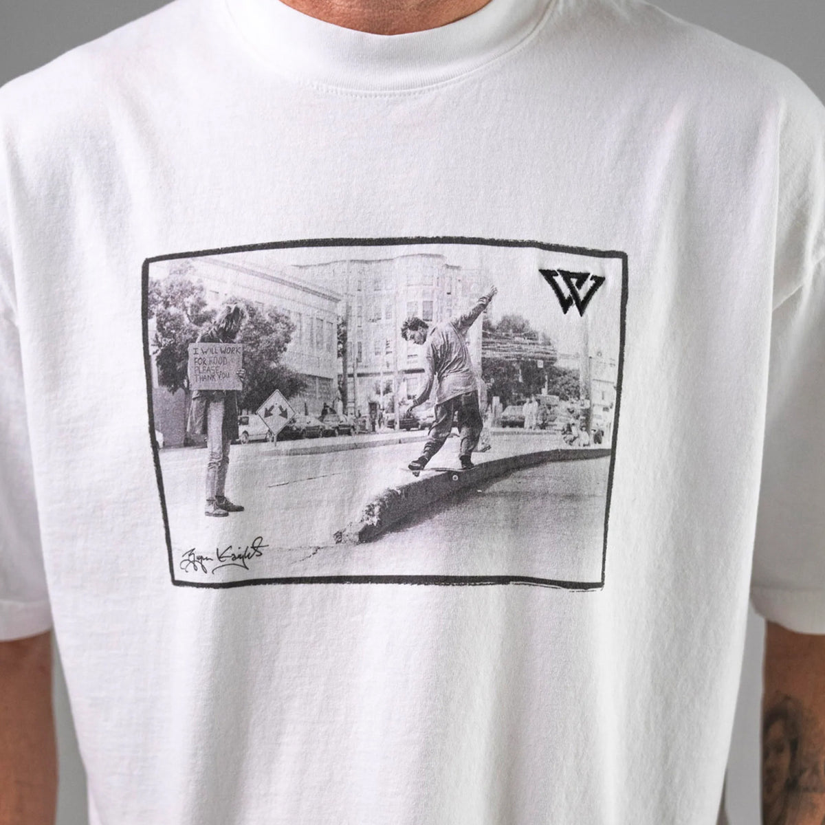 Bk Sarge Tee (White)