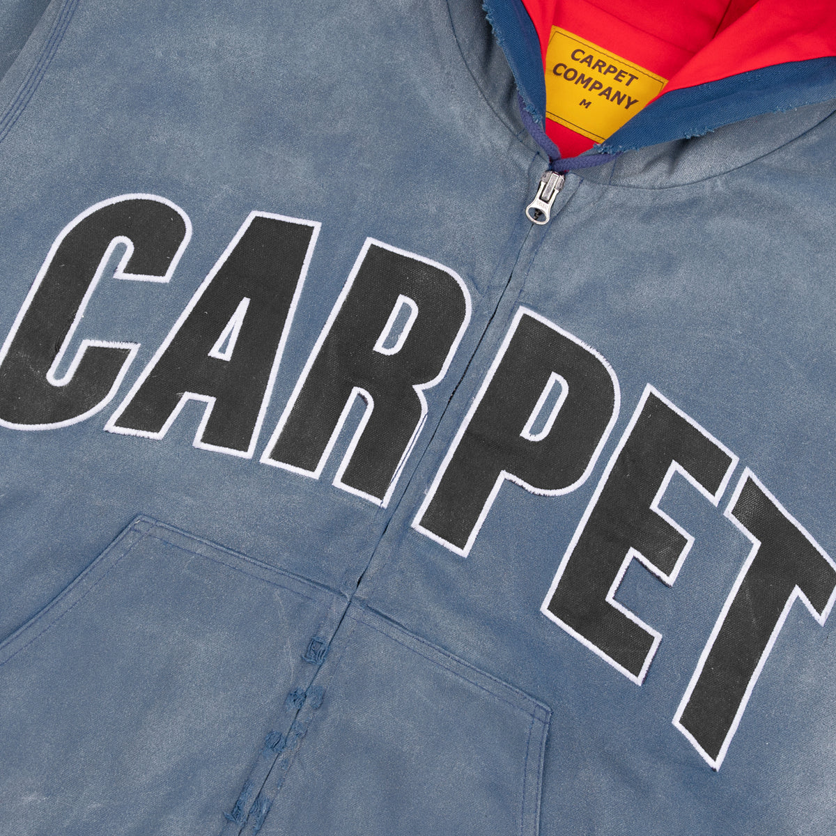 Carpet Battered Varsity Work Jacket (Black)