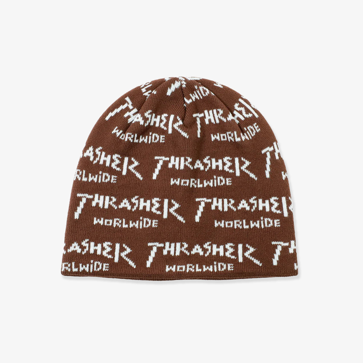 Worldwide Skully Beanie (Brown)