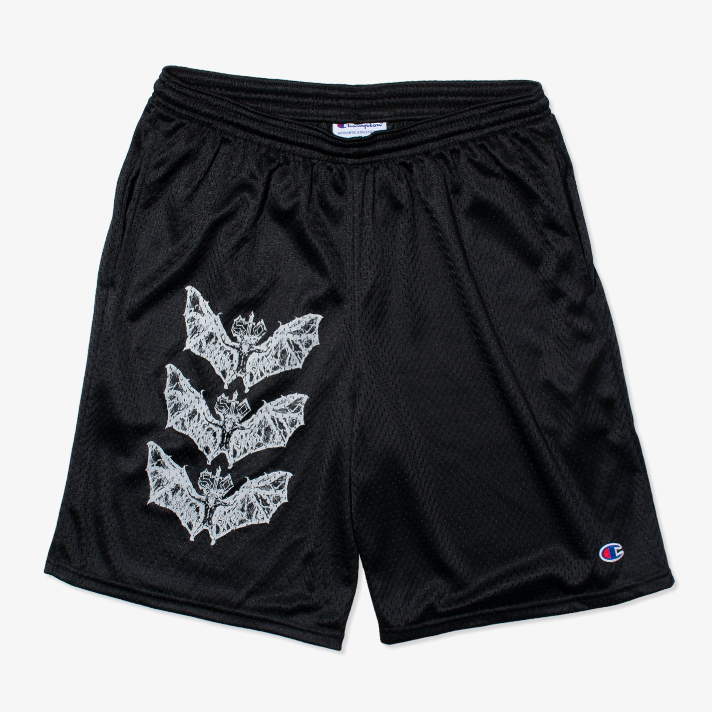 Bat Shorts (Black/White)