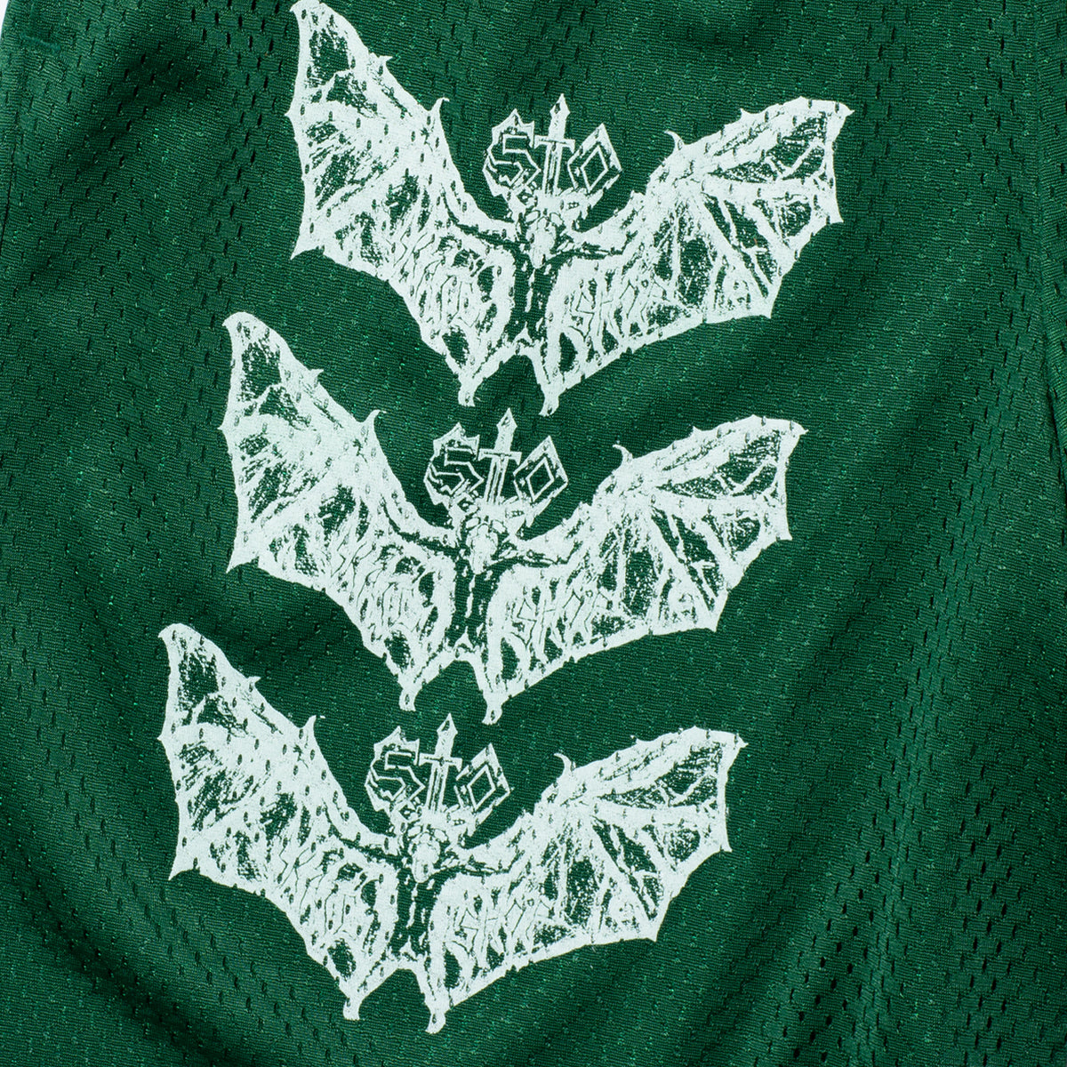 Bat Shorts (Green/White)