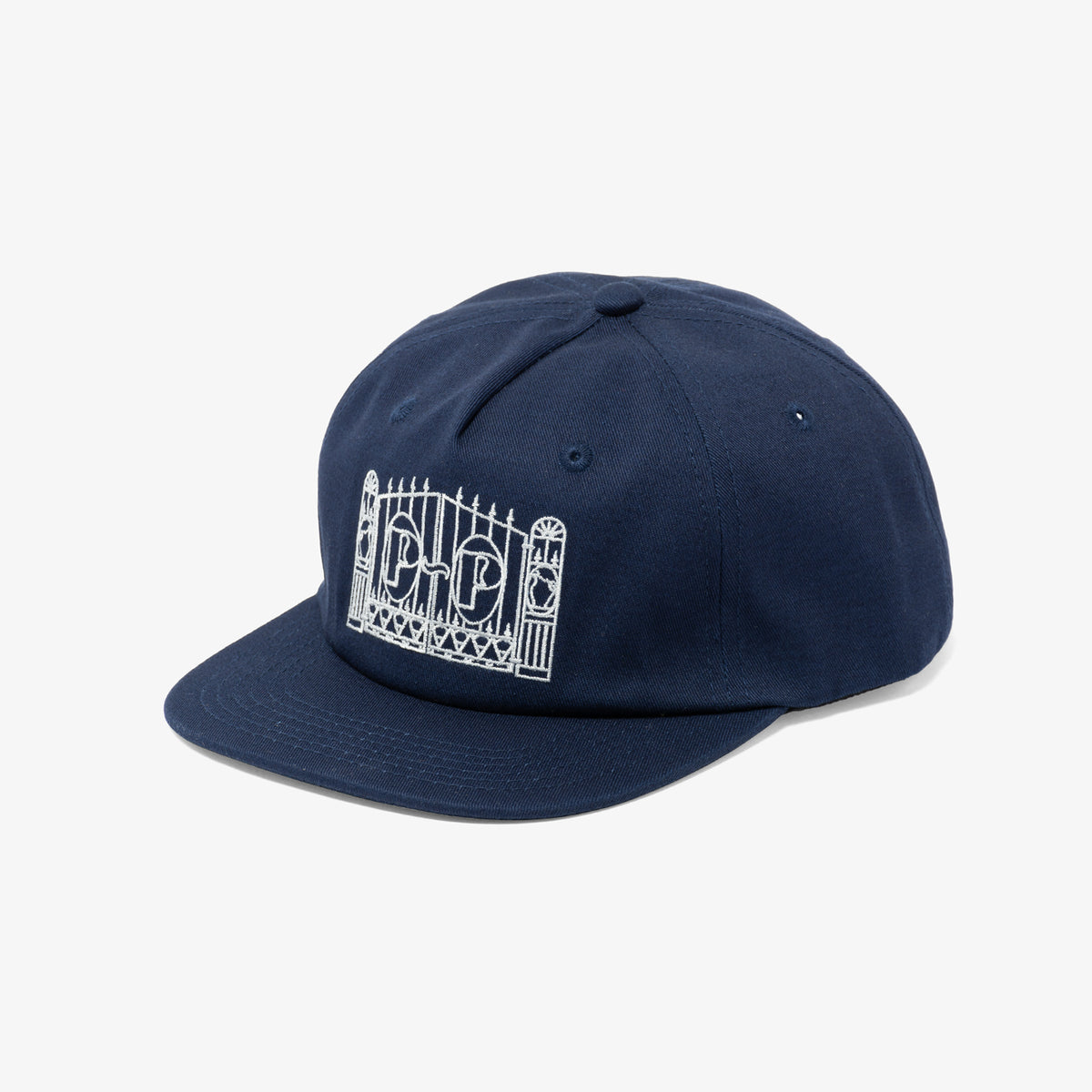 Gated 5-Panel Hat (Navy)