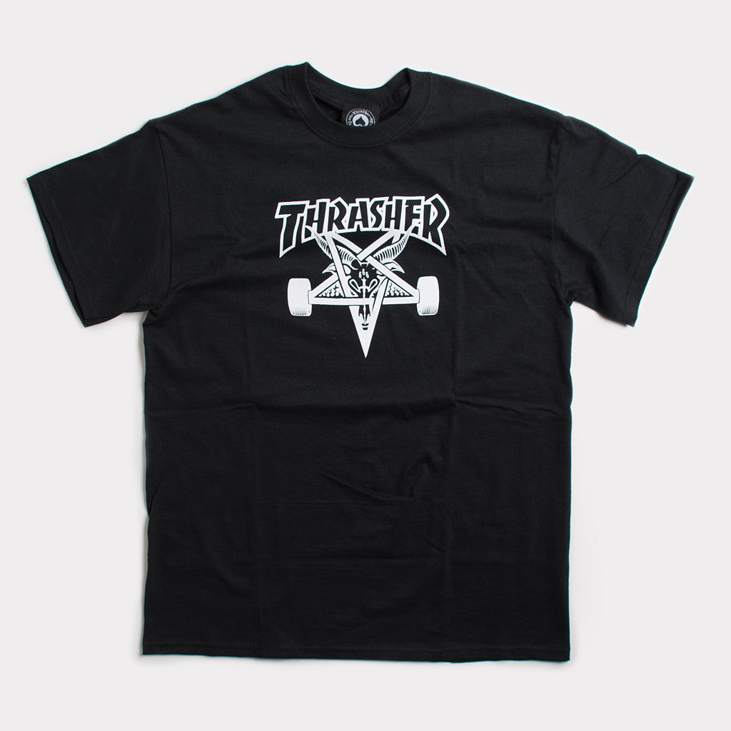Thrasher Skategoat Tee (Black) - 510 Skateboarding