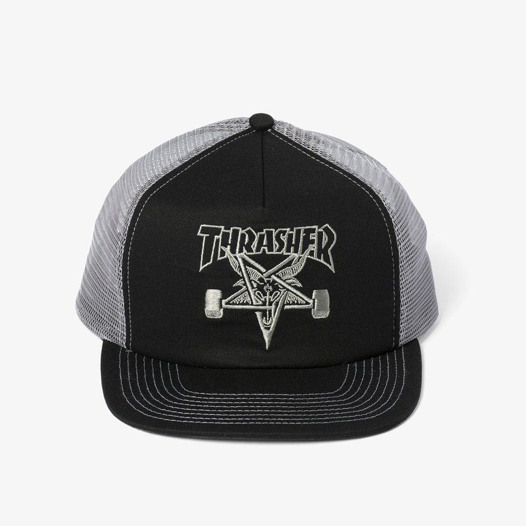  - Skategoat Mesh Trucker (Black/Silver)