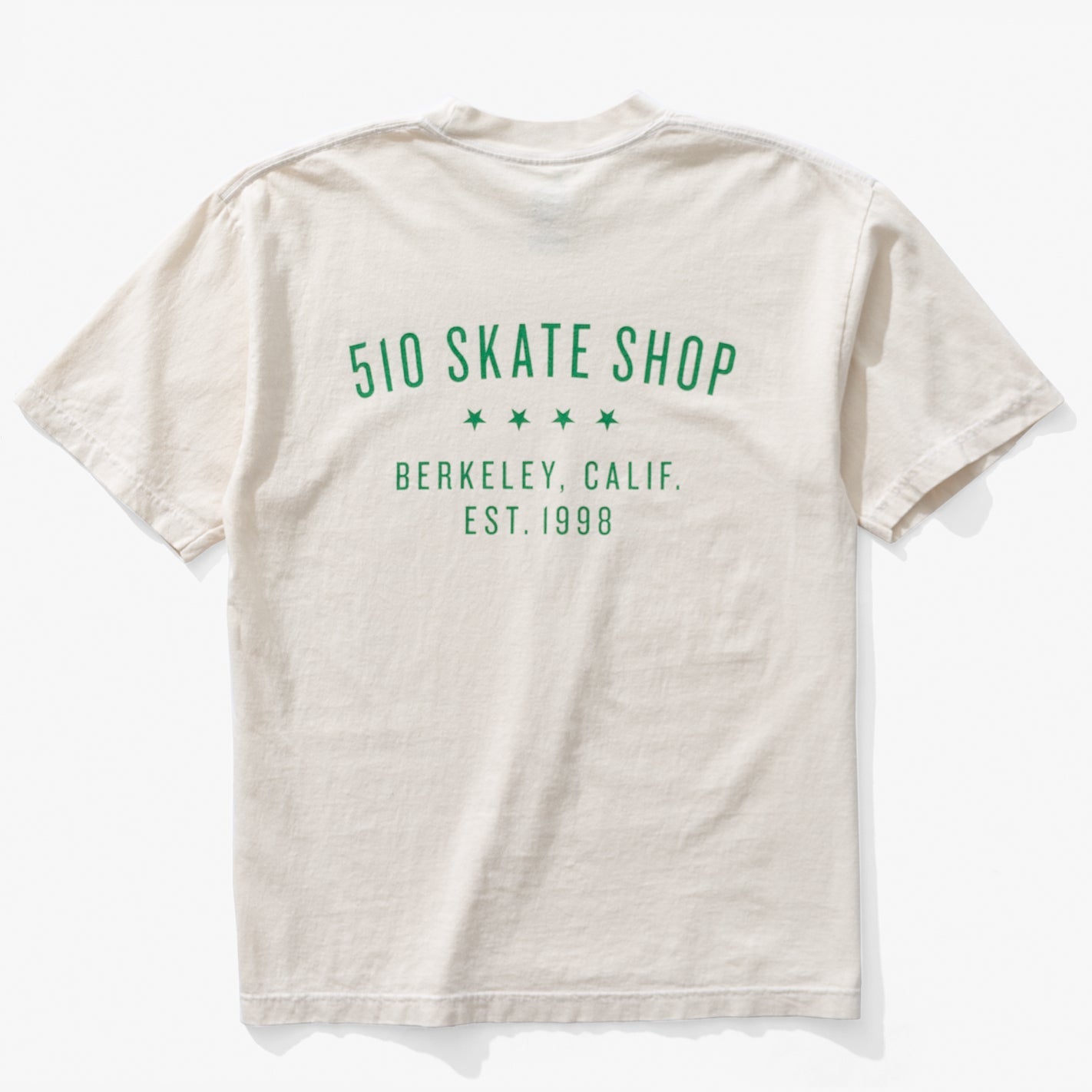  - Vintage Label Tee (Cream/Green)